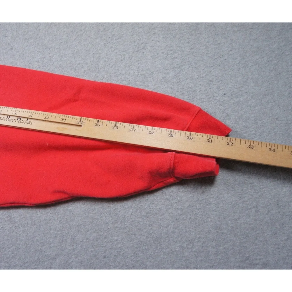 Vintage Guess Sweatshirt Mens XL Red Crewneck Pullover USA Flag 90s Y2K Adult